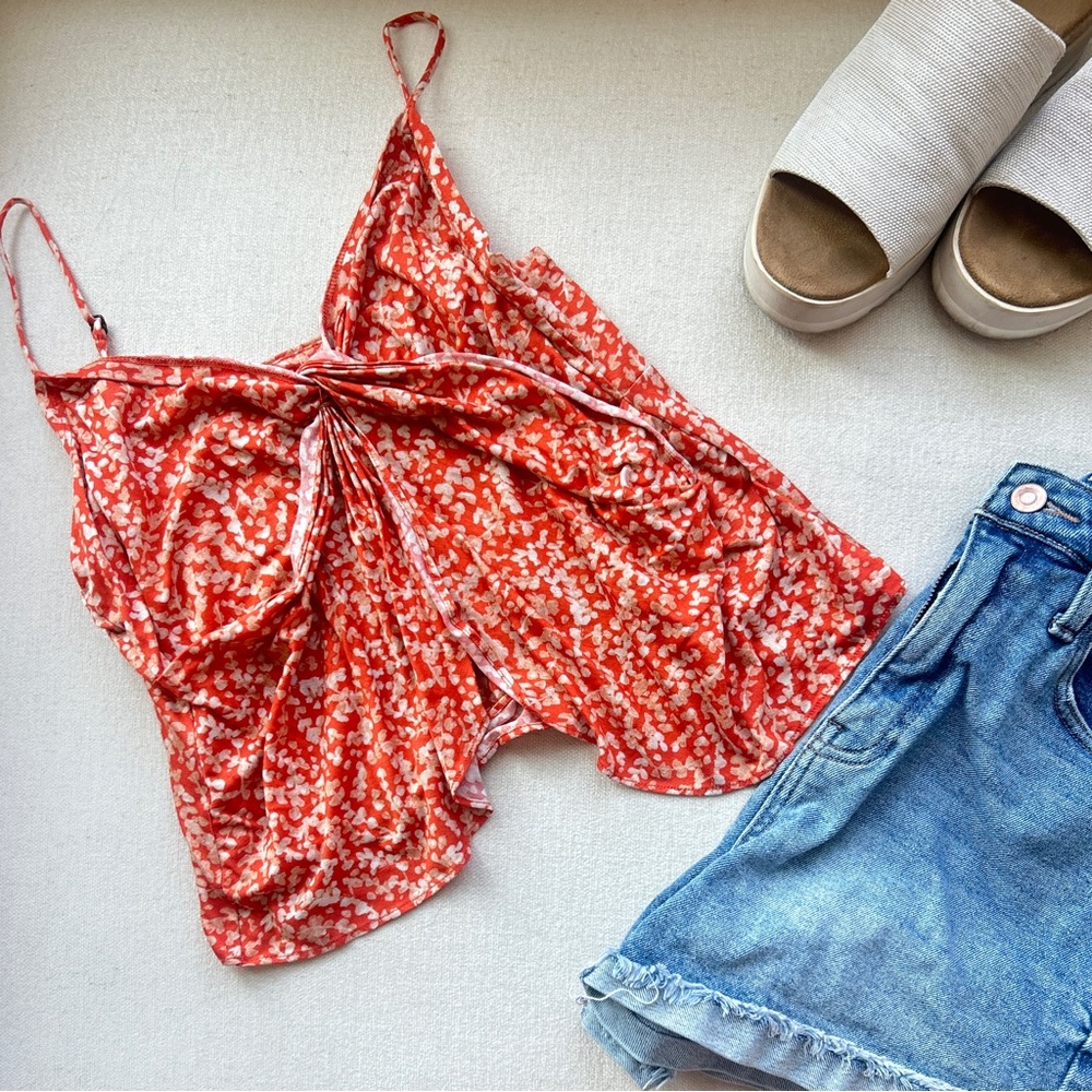 Anthropologie Bright Floral Camisole